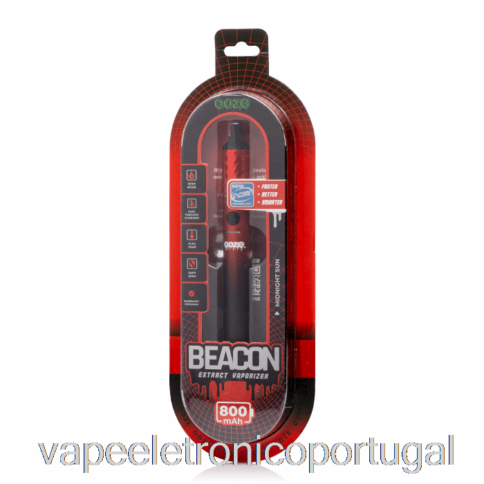Vape Eletrônico Ooze Beacon Extract Vaporizador Sol Da Meia Noite